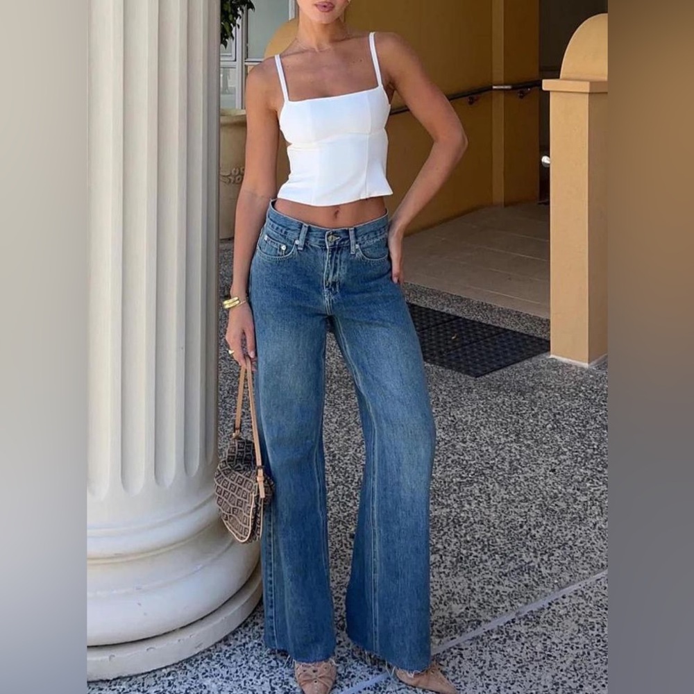 White Fox Boutique Wide Leg Jean